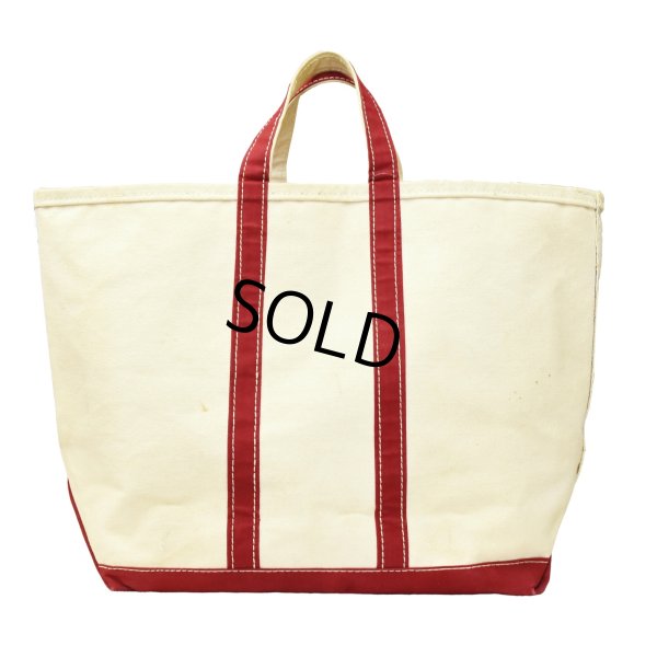 画像3: 70's【ビンテージ】L.L.bean【L.L.ビーン】【白×赤】【筆記体】【キャンバス】【トートバッグ】ビーントート 