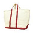 画像6: 70's【ビンテージ】L.L.bean【L.L.ビーン】【白×赤】【筆記体】【キャンバス】【トートバッグ】ビーントート 