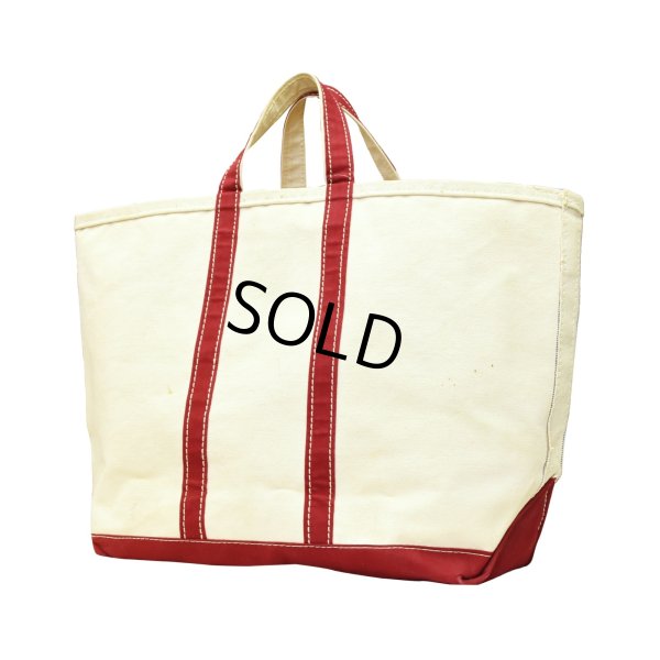 画像6: 70's【ビンテージ】L.L.bean【L.L.ビーン】【白×赤】【筆記体】【キャンバス】【トートバッグ】ビーントート 