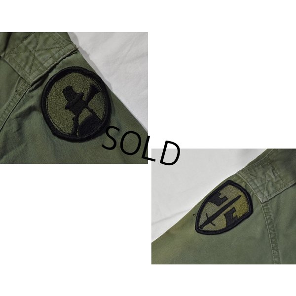 画像3: 【ビンテージ】【60's】【米軍実物】初期型 1st【ジャングルファティーグジャケット】ノンリップ【ファティーグシャツ】 