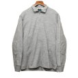 画像1: 【Ｊクルー】【J-crew】【霜降りグレー】【ハーフジップ】エルボーパッチ付き ラガーシャツ【長袖ポロシャツ 】【サイズＭ】<br> (1)
