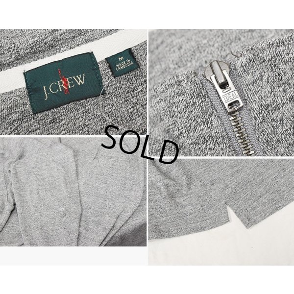 画像2: 【Ｊクルー】【J-crew】【霜降りグレー】【ハーフジップ】エルボーパッチ付き ラガーシャツ【長袖ポロシャツ 】【サイズＭ】 