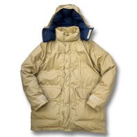 USA製【80’ｓ】【ビンテージ】【THE NORTH FACE】【ザ ノースフェイス】【ベージュ】フード付きダウンジャケット【サイズL】 