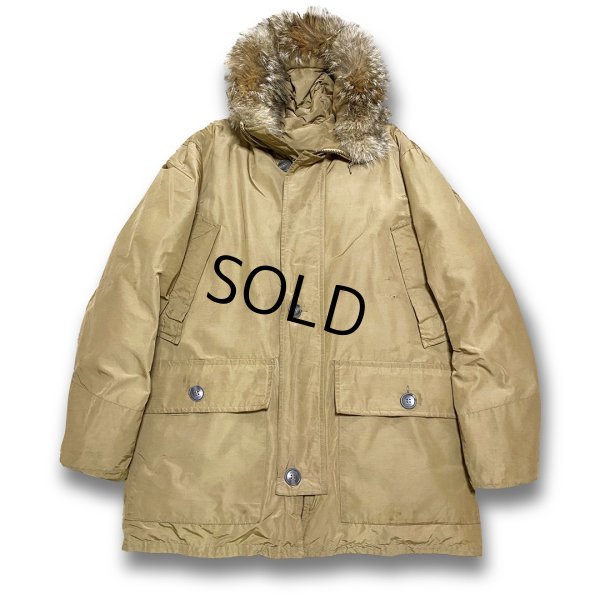 画像1: 80s~【USA製】【ビンテージ】【Eddie Bauer】【エディーバウアー】【ベージュ】スペリオールパーカー【ダウンジャケット】【サイズM】 