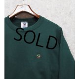 程度良好!! 90's【USA製】【ビンテージ】【Duck Head】【緑】【ロゴ刺繍】【スウェット】【サイズＭ】 
