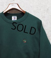程度良好!! 90's【USA製】【ビンテージ】【Duck Head】【緑】【ロゴ刺繍】【スウェット】【サイズＭ】 