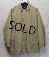 ビンテージ【GAP】【ギャップ】【ナチュラル】【中綿入り】【比翼仕立て】中綿入りコート 【ショートコート】【サイズＭ】 