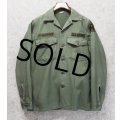 【60's】【米軍実物】【ビンテージ】【U.S.ARMY】【OG107】【ユーティリティシャツ】【15 1/2×35】 