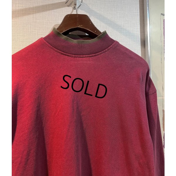 画像5: 【オールドギャップ】【GAP】エンジx緑【コットン】【モックネックロンT】【サイズS】