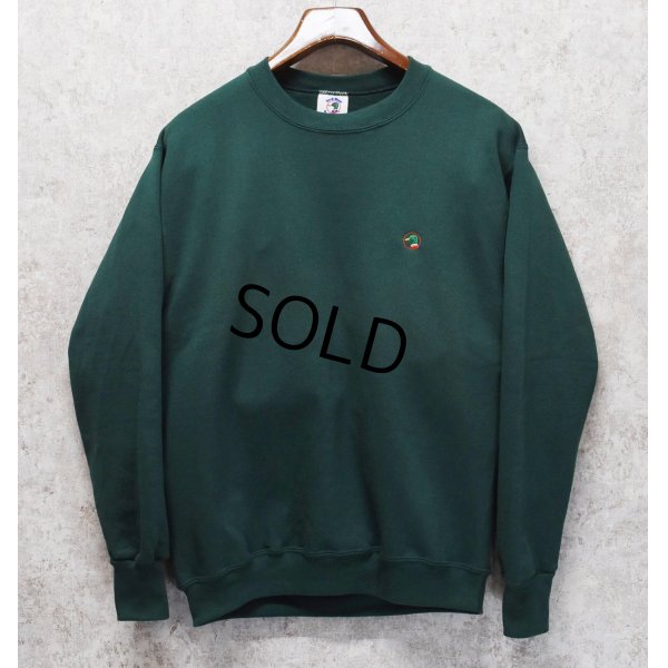 画像3: 程度良好!! 90's【USA製】【ビンテージ】【Duck Head】【緑】【ロゴ刺繍】【スウェット】【サイズＭ】 