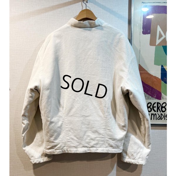 画像3: 【GUESS JEANS】【ゲスジーンズ】【ビンテージ】【中綿入り】【白】【スタンドカラー】【コーデュロイブルゾン】【サイズL】