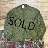 デッドストック【ビンテージ】【80's】オランダ軍 オリーブ 【キルティングライナー】  