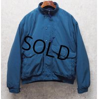 80's【L.L.Bean】ＬＬビーン【セルリアンブルー】【windy ridge jacket】中綿入り ゴアテックス バギーズジャケット  