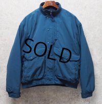 80's【L.L.Bean】ＬＬビーン【セルリアンブルー】【windy ridge jacket】中綿入り ゴアテックス バギーズジャケット  