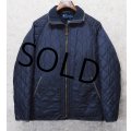 【ラルフローレン】【POLO ralph lauren】【ネイビー】中綿入り【キルティングジャケット】【サイズＭ】 