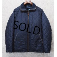 【ラルフローレン】【POLO ralph lauren】【ネイビー】中綿入り【キルティングジャケット】【サイズＭ】 
