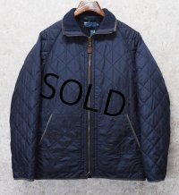 【ラルフローレン】【POLO ralph lauren】【ネイビー】中綿入り【キルティングジャケット】【サイズＭ】 