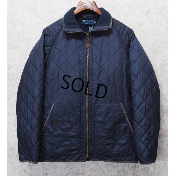 画像1: 【ラルフローレン】【POLO ralph lauren】【ネイビー】中綿入り【キルティングジャケット】【サイズＭ】 