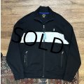 【ラルフローレン】【POLO RALPH LAUREN】【黒ｘ白ライン】トラックジャージ【サイズＸＬ】 