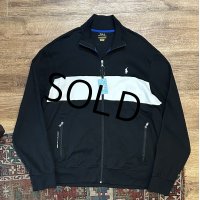 【ラルフローレン】【POLO RALPH LAUREN】【黒ｘ白ライン】トラックジャージ【サイズＸＬ】 