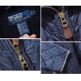 画像2: 【ラルフローレン】【POLO ralph lauren】【ネイビー】中綿入り【キルティングジャケット】【サイズＭ】<br> (2)