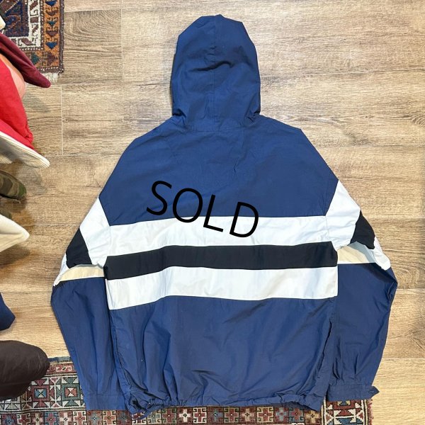 画像3: 90’s~ ビンテージ【J-crew】【オールドＪクルー】【紺×白ライン】コットン【アノラックパーカー】【サイズＬ】 