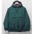 画像1: オールド【J-crew】ジェイクルー 【緑】【裏フリース】【アノラックパーカー】【サイズXL】<br> (1)