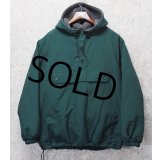 オールド【J-crew】ジェイクルー 【緑】【裏フリース】【アノラックパーカー】【サイズXL】 