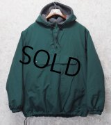 オールド【J-crew】ジェイクルー 【緑】【裏フリース】【アノラックパーカー】【サイズXL】 