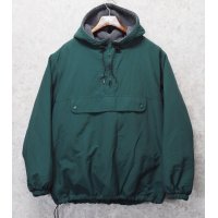 オールド【J-crew】ジェイクルー 【緑】【裏フリース】【アノラックパーカー】【サイズXL】 