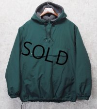 オールド【J-crew】ジェイクルー 【緑】【裏フリース】【アノラックパーカー】【サイズXL】 