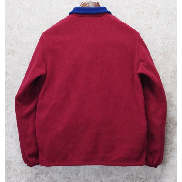 画像3: ほぼ未使用 90's【USA製】【ビンテージ】L.L.Bean【ＬＬビーン】【エンジ】【ハーフジップ】【フリース】プルオーバーフリース レディース古着【サイズW-S】 