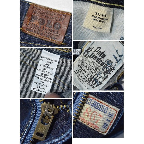 画像3: 【Polo Ralph Lauren】【ラルフローレン】ビンテージ【クラシック867】【デニムパンツ】【31ｘ30】 