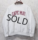 ビンテージ【チャンピオン】【Champion】【リバースウィーブ】【CAPE MAY】【グレー】【スウェット】【サイズL】 