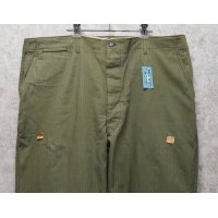 【デッドストック】40's【ビンテージ】【米軍実物】U.S.ARMY【M-42】【HBTパンツ】フィールドトラウザーズ【44×31】  
