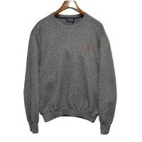 【ラルフローレン】POLO RALPH LAUREN【チャコール】【コットンセーター】【サイズXL】 