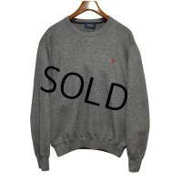 【ラルフローレン】POLO RALPH LAUREN【チャコール】【コットンセーター】【サイズXL】 