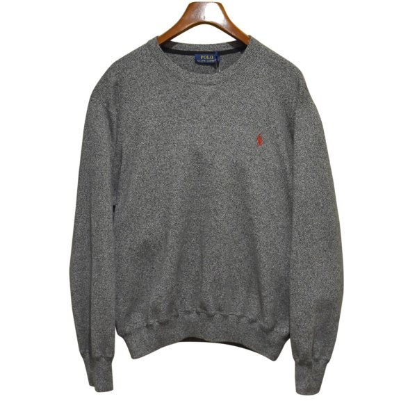 画像1: 【ラルフローレン】POLO RALPH LAUREN【チャコール】【コットンセーター】【サイズXL】 