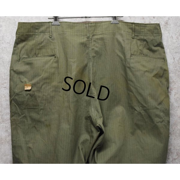 画像5: 【デッドストック】40's【ビンテージ】【米軍実物】U.S.ARMY【M-42】【HBTパンツ】フィールドトラウザーズ【44×31】