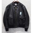 画像1: 【USA製】ビンテージ【VF Imagewear】【黒】【A-2タイプ】【レザージャケット】【サイズXL】<br> (1)
