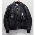 【USA製】ビンテージ【VF Imagewear】【黒】【A-2タイプ】【レザージャケット】【サイズXL】 