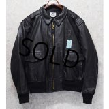 【USA製】ビンテージ【VF Imagewear】【黒】【A-2タイプ】【レザージャケット】【サイズXL】 