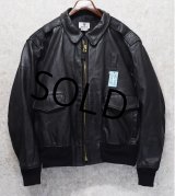 【USA製】ビンテージ【VF Imagewear】【黒】【A-2タイプ】【レザージャケット】【サイズXL】 