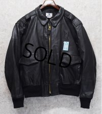 【USA製】ビンテージ【VF Imagewear】【黒】【A-2タイプ】【レザージャケット】【サイズXL】 