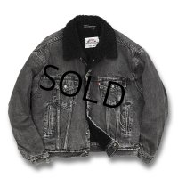 【USA製】90’s ビンテージ【Levis】リーバイス【AUTHENTIC】【オールブラック】ボア付きジャケット【サイズＭ】 