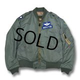 50's【米軍実物】【USAF】ビンテージ【7448B】ROLEN SPORTSWEAR社製【L-2B】【フライトJKT】【サイズL】 