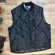 画像1: ほぼ未使用!!【USA製】【ビンテージ】【ゴールデンフリース】【黒】【キルティングベスト】US44<br> (1)