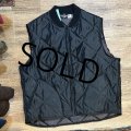 ほぼ未使用!!【USA製】【ビンテージ】【ゴールデンフリース】【黒】【キルティングベスト】US44 