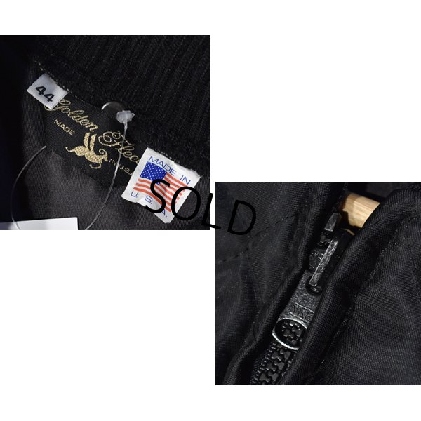 画像2: ほぼ未使用!!【USA製】【ビンテージ】【ゴールデンフリース】【黒】【キルティングベスト】US44 
