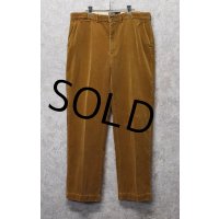 ビンテージ【ラルフローレン】POLO RALPH LAUREN【キャメル】【コーデュロイパンツ】【36×32】 